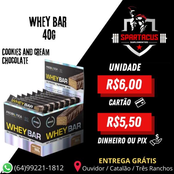 Whey Bar PROBIÓTICA